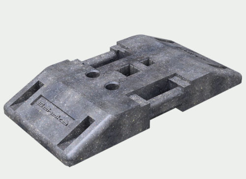 podstavek za prometno signalizacijo z več luknjami