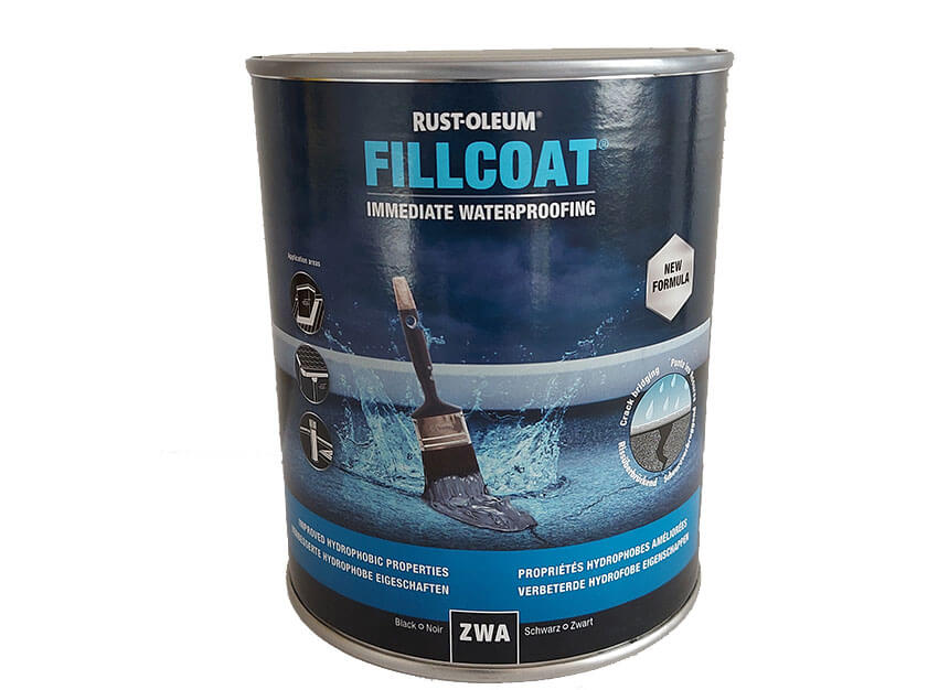 Vodoodporna izolacijska tesnilna masa Rust-Oleum FILLCOAT črna
