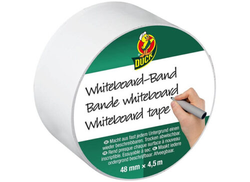 Lepilni trak DUCK TAPE v obliki bele table
