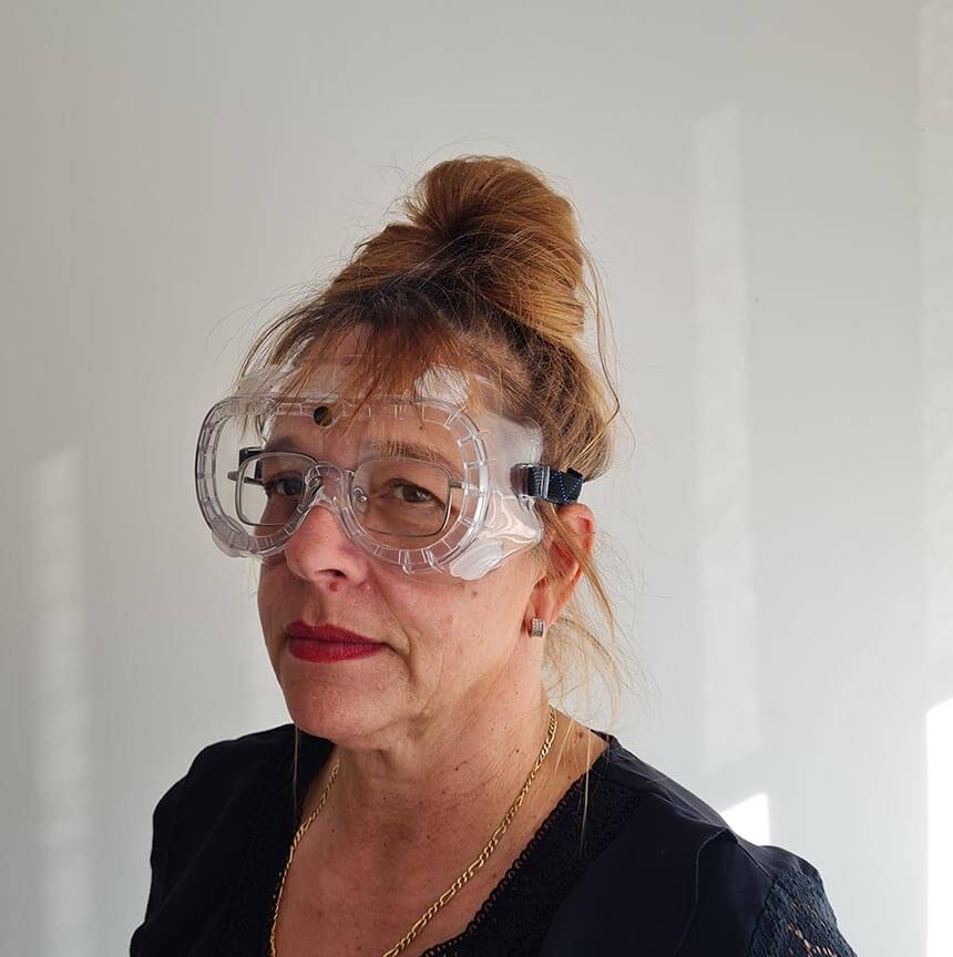 zaščitna očala proti rosenju z ventilom